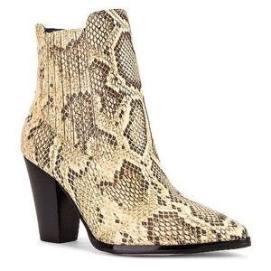 House of Harlow 1960 | Simone Chelsea Ankle Boots Booties Snakeskin Size 8.5